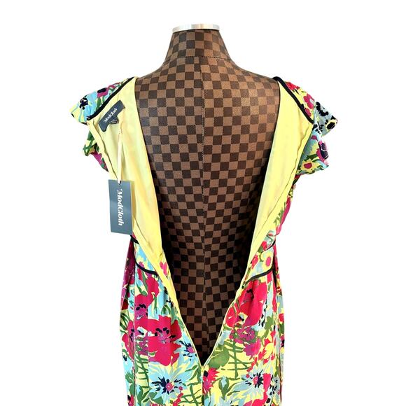 ModCloth Eyes On You Floral Maxi Dress Large NEW Coquette Romantic Fairycore - Picture 7 of 13